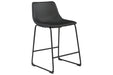 Centiar Black Counter Height Bar Stool (Set of 2) - Gate FurnitureBarstool