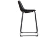 Centiar Black Pub Height Bar Stool (Set of 2) - Gate FurnitureBarstool