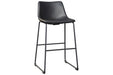 Centiar Black Pub Height Bar Stool (Set of 2) - Gate FurnitureBarstool