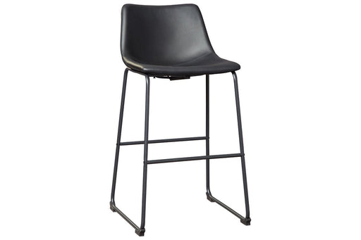 Centiar Black Pub Height Bar Stool (Set of 2) - Lara FurnitureBarstool