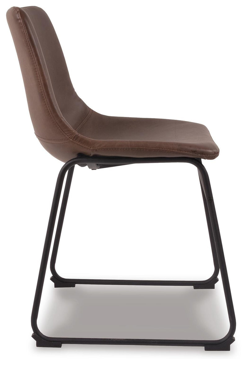Centiar Brown/Black Dining Chair (Set of 2) - D372-01X2