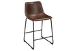 Centiar Brown Counter Height Bar Stool (Set of 2) - Gate FurnitureBarstool