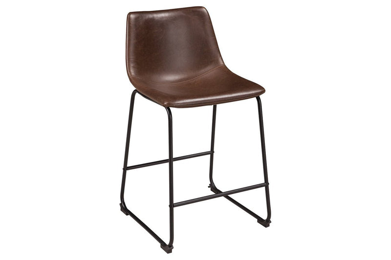 Centiar Brown Counter Height Bar Stool (Set of 2) - Lara FurnitureBarstool