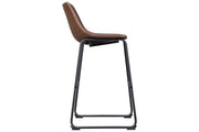 Centiar Brown Pub Height Bar Stool (Set of 2) - Lara FurnitureBarstool