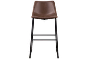 Centiar Brown Pub Height Bar Stool (Set of 2) - Lara FurnitureBarstool