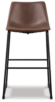 Centiar Brown Pub Height Bar Stool (Set of 2) - D372-130X2