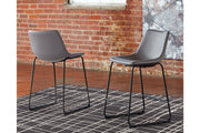 Centiar Gray Counter Height Bar Stool (Set of 2) - Lara FurnitureBarstool