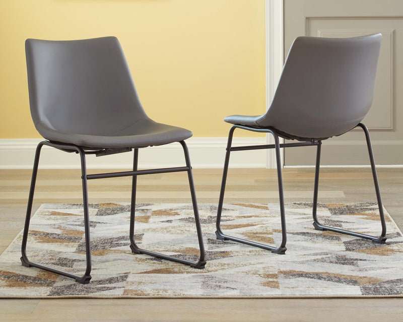 Centiar Gray Dining Chair (Set of 2) - D372-08X2