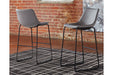 Centiar Gray Pub Height Bar Stool (Set of 2) - Gate FurnitureBarstool