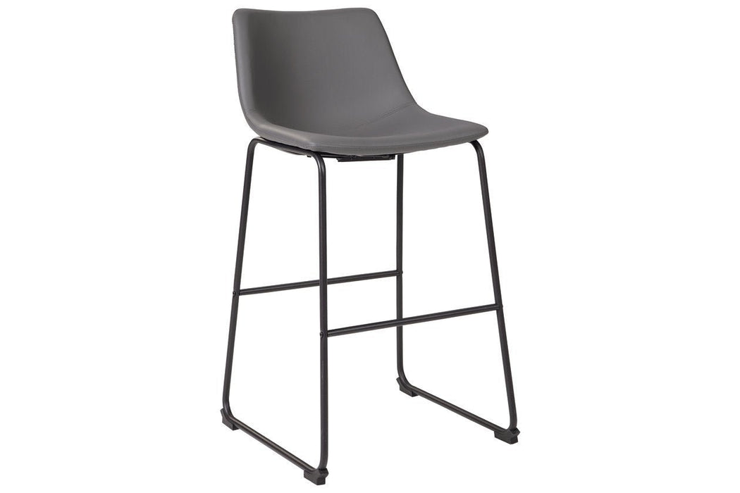 Centiar Gray Pub Height Bar Stool (Set of 2) - Gate FurnitureBarstool