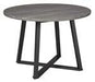 Centiar Gray/Black Dining Table - Gate FurnitureDining Table