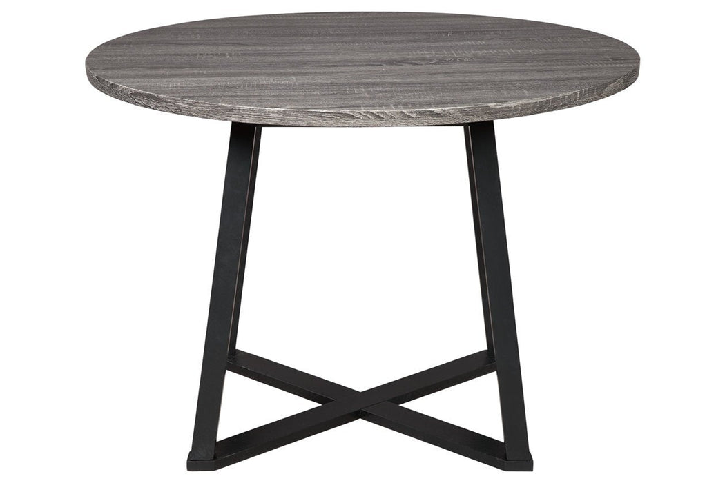 Centiar Gray/Black Dining Table - Gate FurnitureDining Table
