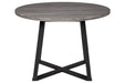 Centiar Gray/Black Dining Table - Gate FurnitureDining Table