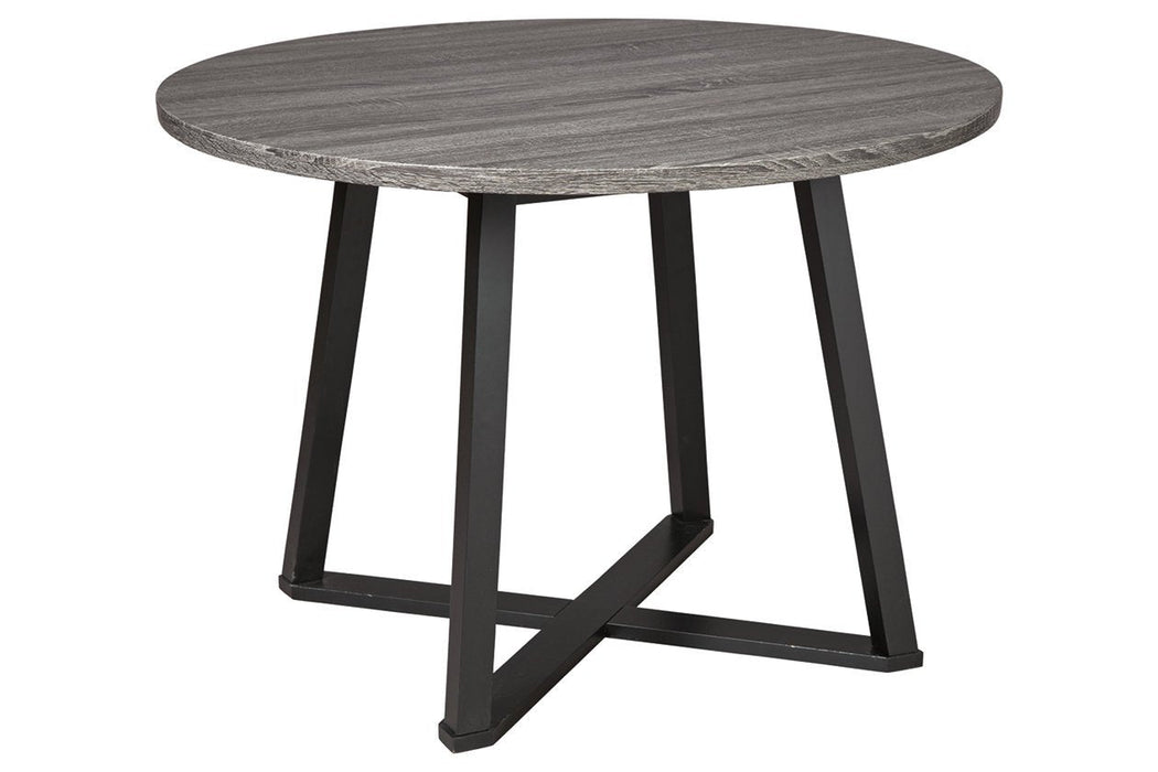 Centiar Gray/Black Dining Table - Gate FurnitureDining Table