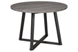 Centiar Gray/Black Dining Table - Gate FurnitureDining Table