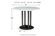 Centiar Two - tone Counter Height Dining Table - Gate FurnitureCounter Height Table