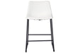 Centiar White Counter Height Bar Stool (Set of 2) - Gate FurnitureBarstool
