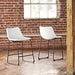 Centiar White Counter Height Bar Stool (Set of 2) - Gate FurnitureBarstool