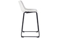 Centiar White Pub Height Bar Stool (Set of 2) - Gate FurnitureBarstool