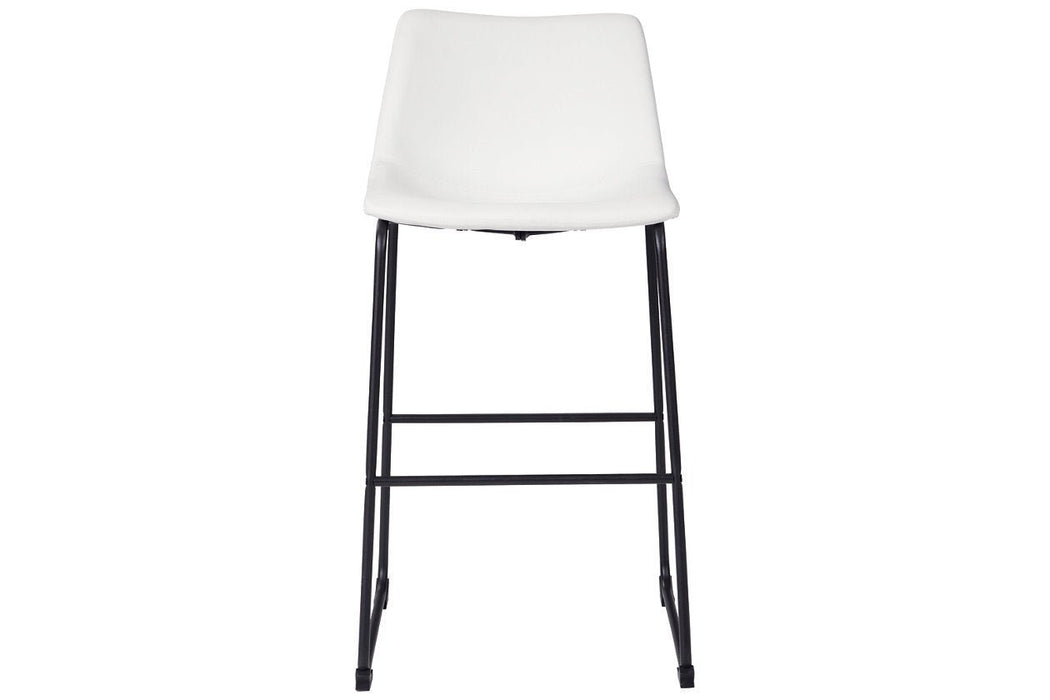 Centiar White Pub Height Bar Stool (Set of 2) - Gate FurnitureBarstool