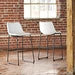 Centiar White Pub Height Bar Stool (Set of 2) - Gate FurnitureBarstool