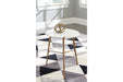 Chadton White/Gold Finish Accent Table - Gate FurnitureTable
