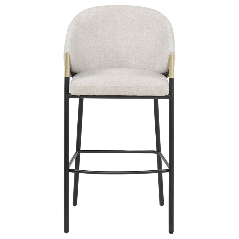 Chadwick Fabric Upholstered Bar Chair Beige (Set of 2) - 183437N