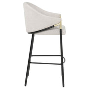 Chadwick Fabric Upholstered Bar Chair Beige (Set of 2) - 183437N