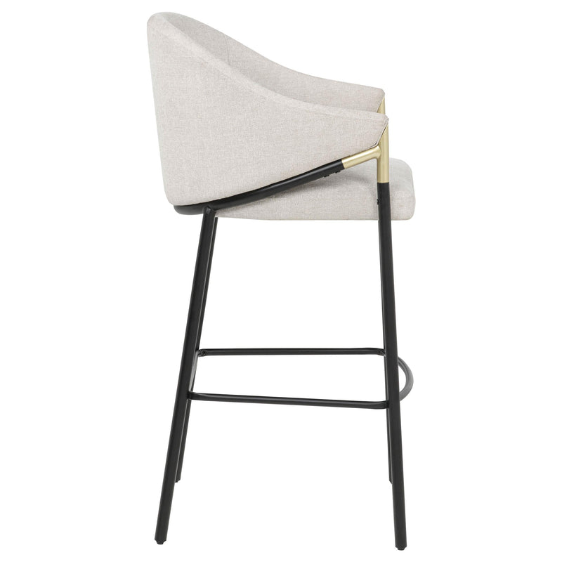 Chadwick Fabric Upholstered Bar Chair Beige (Set of 2) - 183437N