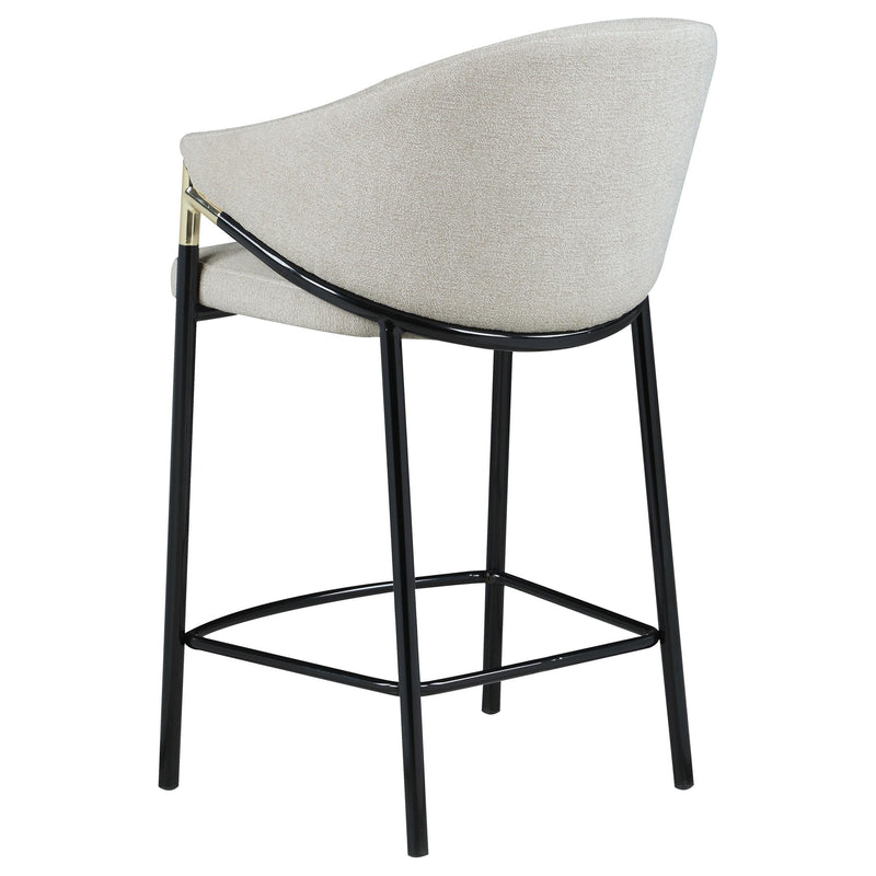Chadwick Fabric Upholstered Counter Chair Beige (Set of 2) - 183436