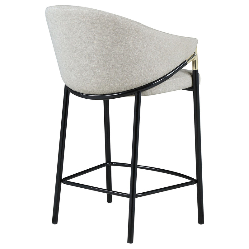 Chadwick Fabric Upholstered Counter Chair Beige (Set of 2) - 183436