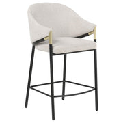 Chadwick Fabric Upholstered Counter Height Chair Beige (Set of 2) - 183436N