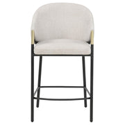 Chadwick Fabric Upholstered Counter Height Chair Beige (Set of 2) - 183436N