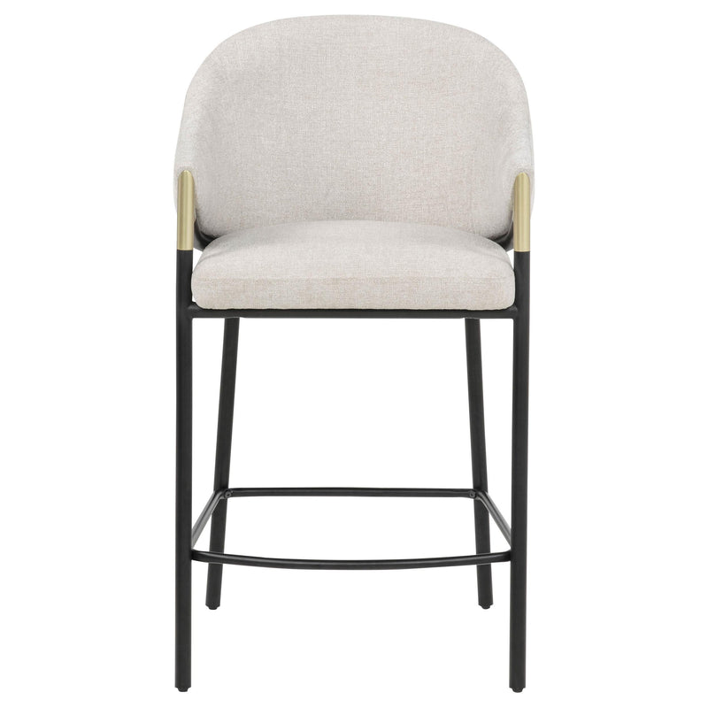 Chadwick Fabric Upholstered Counter Height Chair Beige (Set of 2) - 183436N