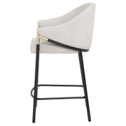 Chadwick Fabric Upholstered Counter Height Chair Beige (Set of 2) - 183436N