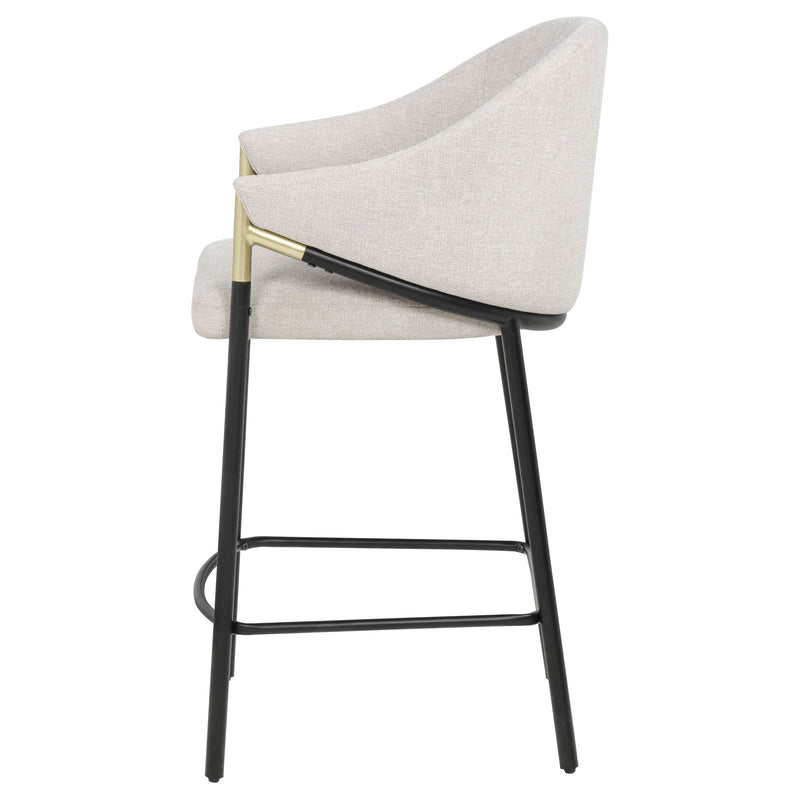 Chadwick Fabric Upholstered Counter Height Chair Beige (Set of 2) - 183436N