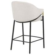 Chadwick Fabric Upholstered Counter Height Chair Beige (Set of 2) - 183436N