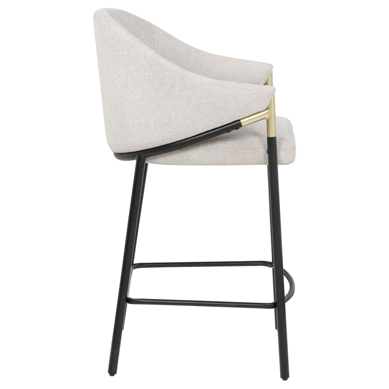 Chadwick Fabric Upholstered Counter Height Chair Beige (Set of 2) - 183436N