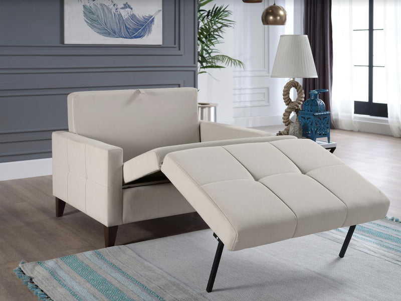Chair And A Half (Zigana (Cream) - Lara FurnitureLiving Room Chair