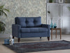 Chair And A Half (Zigana Indigo Blue) - Gate FurnitureLiving Room Chair