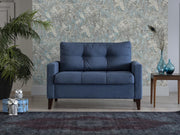 Chair And A Half (Zigana Indigo Blue) - Lara FurnitureLiving Room Chair