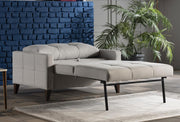 Chair And A Half (Zigana Light Grey) - Lara FurnitureLiving Room Chair