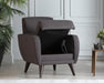 Chair In A Box - Flexy W/Storage (Zigana Charcoal) - Gate FurnitureLiving Room Chair