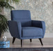 Chair In A Box - Flexy W/Storage (Zigana Indigo Blue) - Gate FurnitureLiving Room Chair