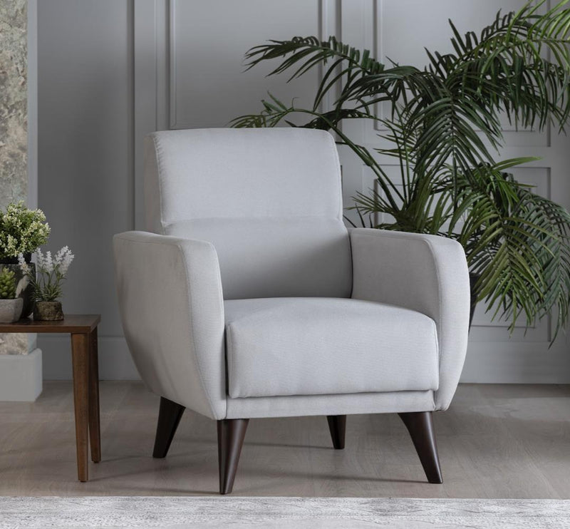 Chair In A Box - Flexy W/Storage(Zigana Light Gray) - Lara FurnitureLiving Room Chair