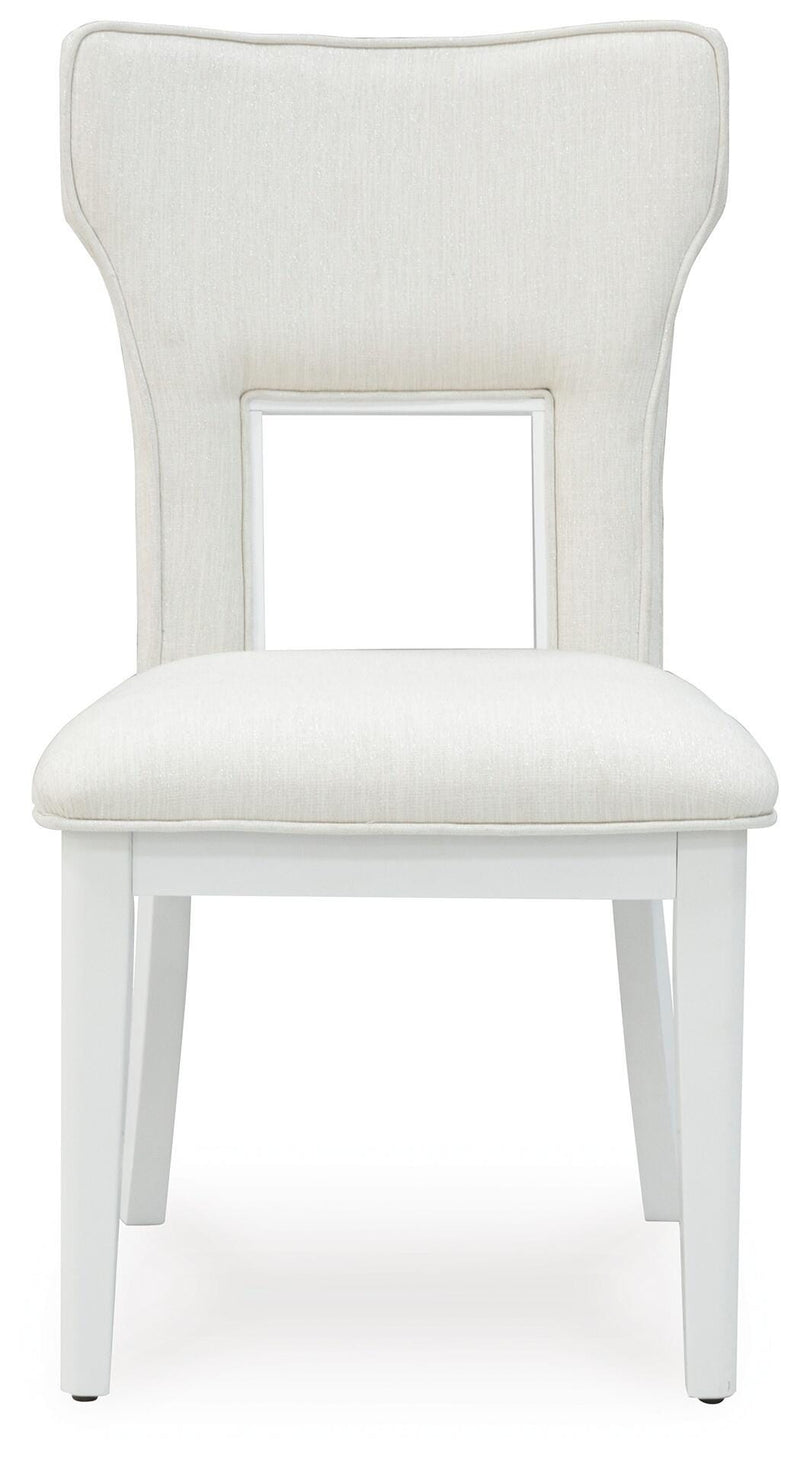 Chalanna White Dining Chair (Set of 2) - D822-01X2