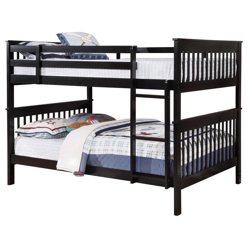 Chapman Wood Full Over Full Bunk Bed Black - 460359
