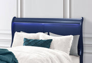 Charlie Blue Full Bed With Led - Lara FurnitureFull Bed