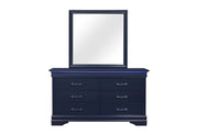 Charlie Blue Mirror - CHARLIE-BLUE-MR - Lara Furniture