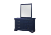 Charlie Blue Mirror - CHARLIE-BLUE-MR - Lara Furniture